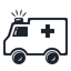 ambulance car icon